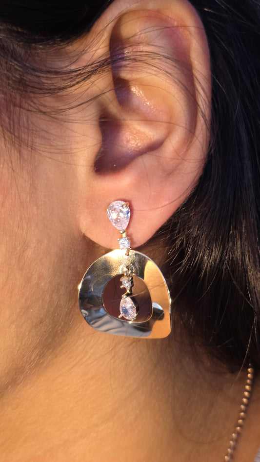 Golden Wave Earrings