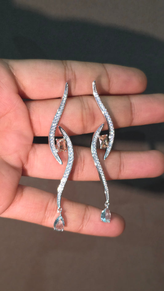 Wave Drop Earrings