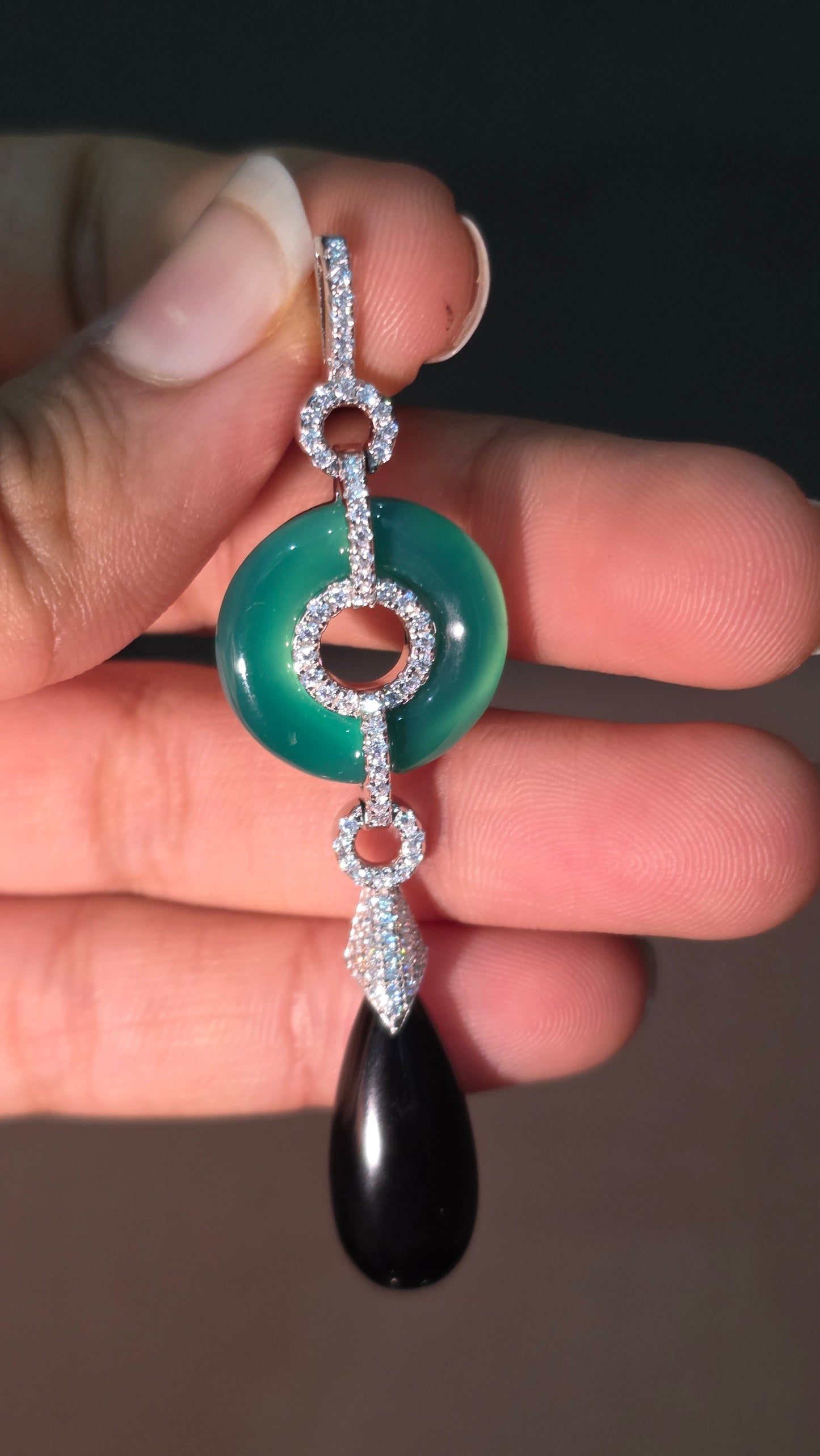 Jade Drop Earrings