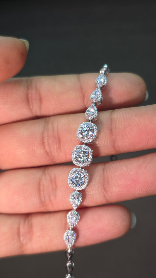 Cushion Halo Bracelet