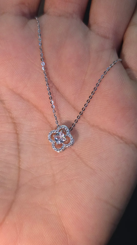 Blush Clover Pendant Chain