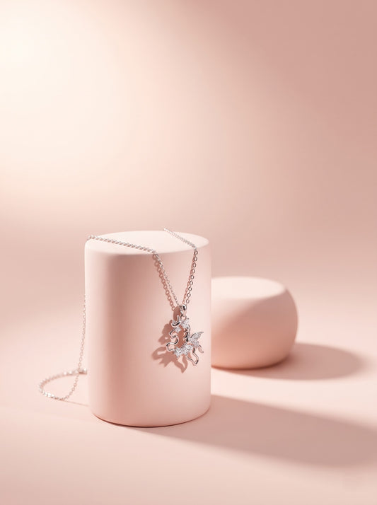 Unicorn Crystal Pendant Chain