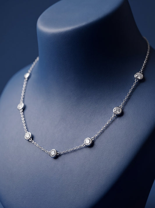 Bezel Necklace