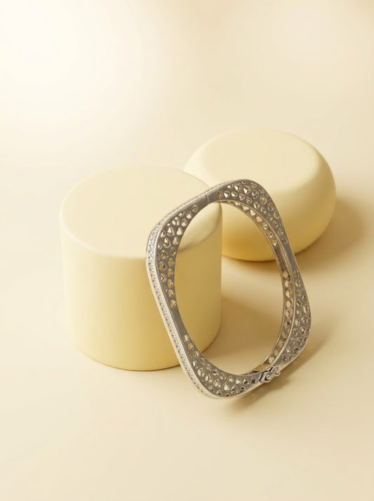 Contoured Diamond Kada
