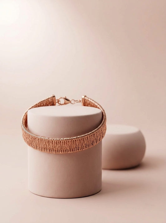 Rose Gold Mesh Bracelets