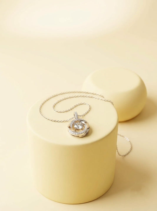Orbit Spiral Pendant Chain