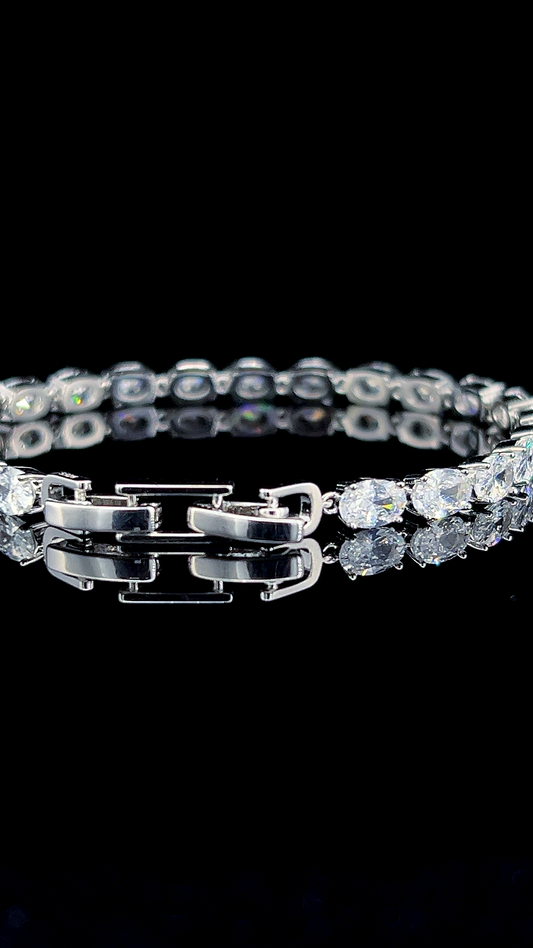 Oval Tennis Bracelet