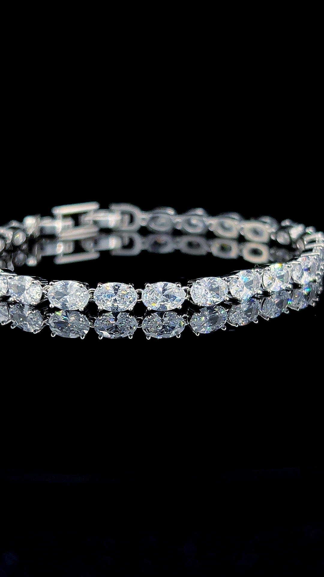 Oval Tennis Bracelet | 925 Sterling Silver