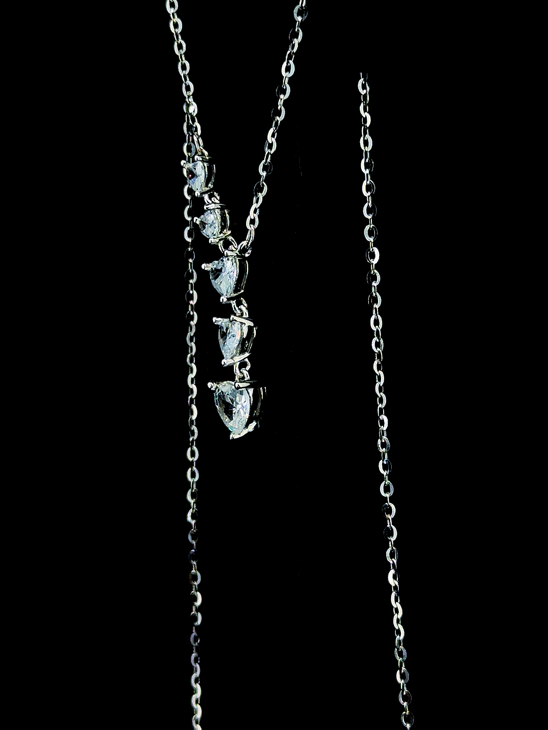 Cascade Heart Pendant Chain