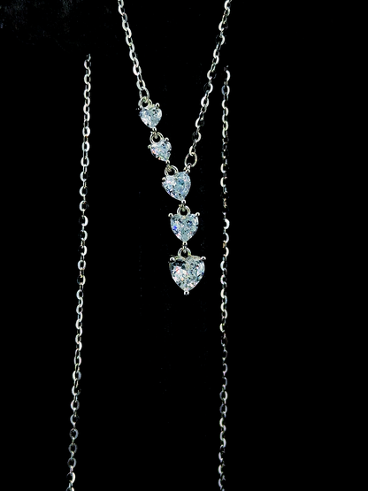 Cascade Heart Pendant Chain