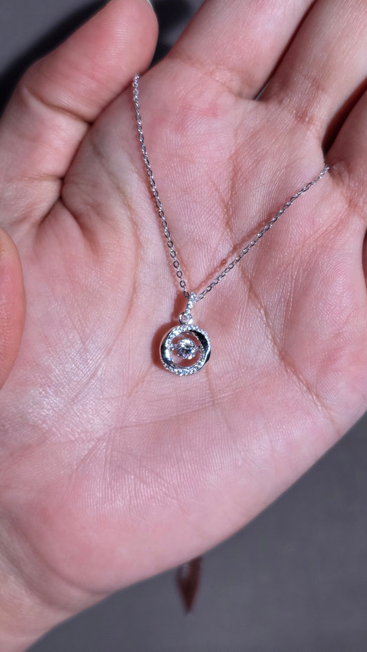Orbit Spiral Pendant Chain