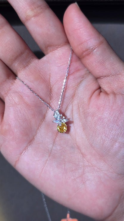 Soleil Butterfly Pendant Chain