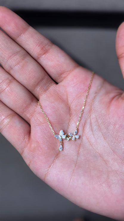Flutter Duo Pendant Chain