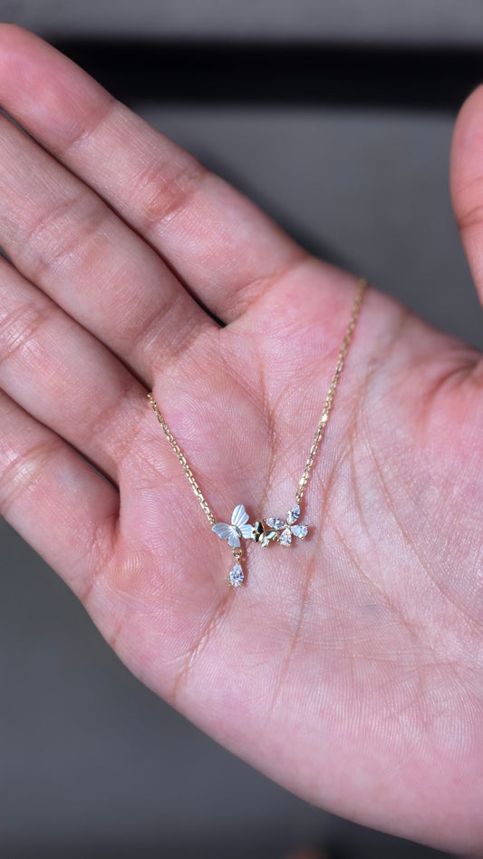 Flutter Duo Pendant Chain