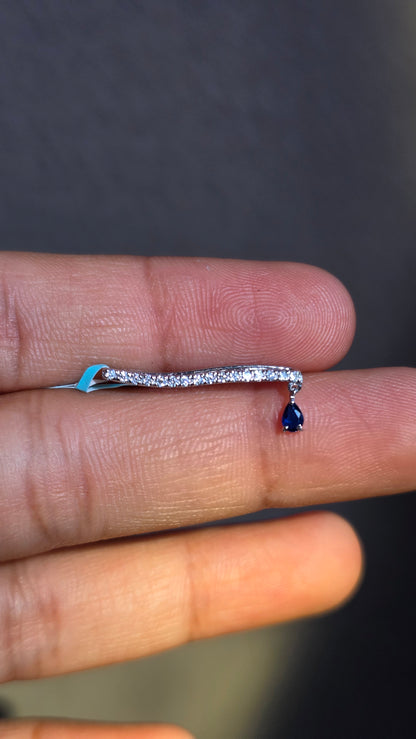 Wave & Drop Watch Charm