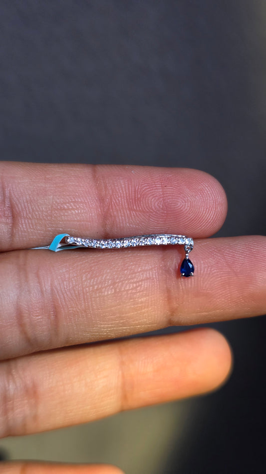 Wave & Drop Watch Charm
