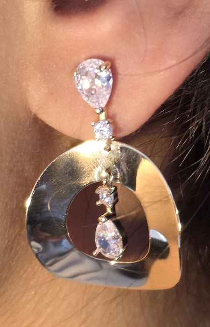 Golden Wave Earrings