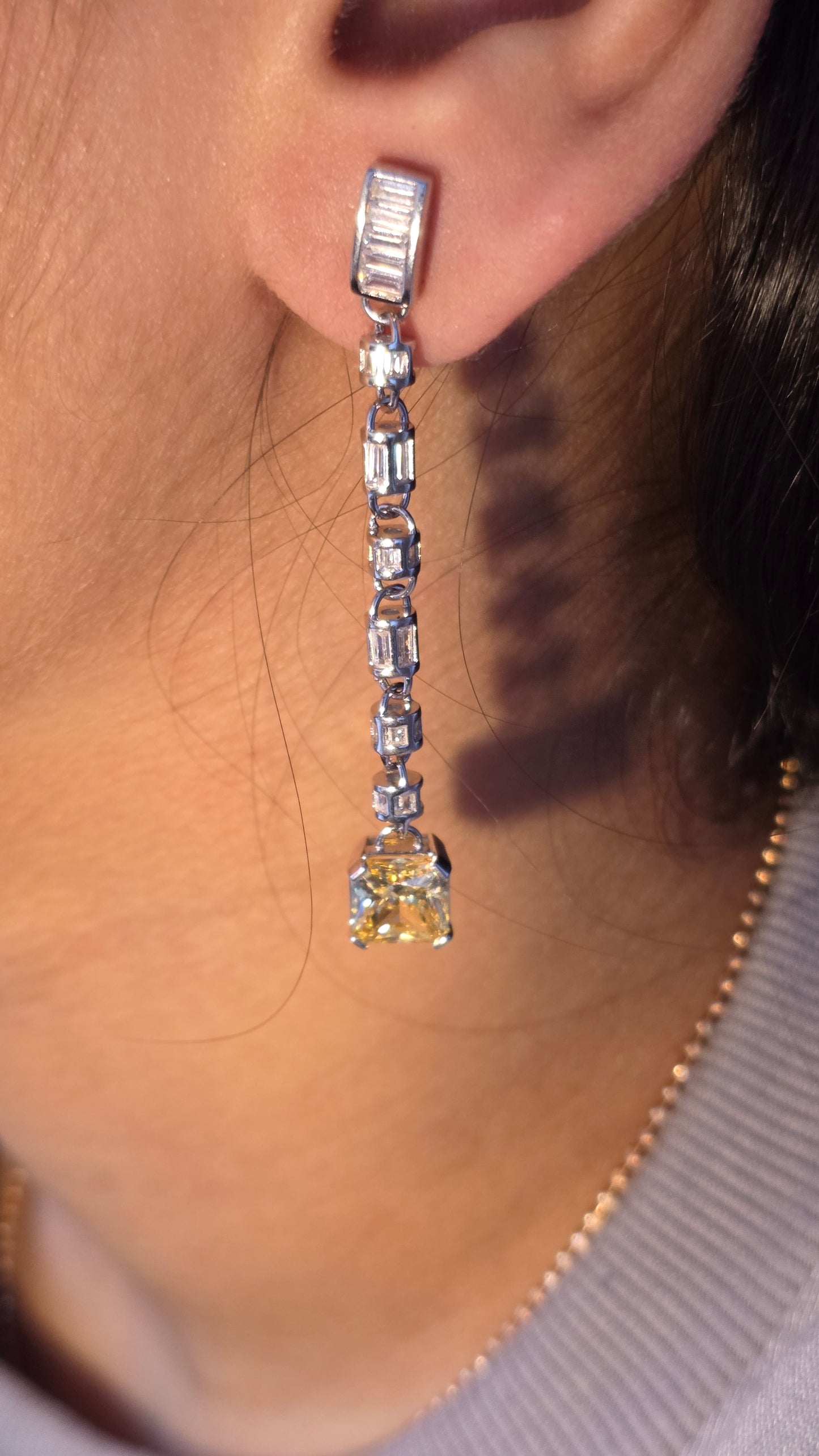 Canary Link Earrings