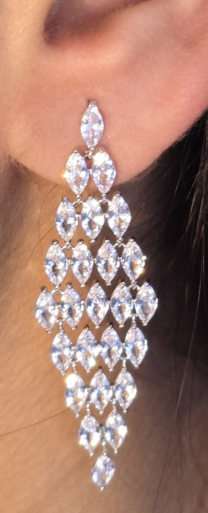 Marquise Shimmer Earrings