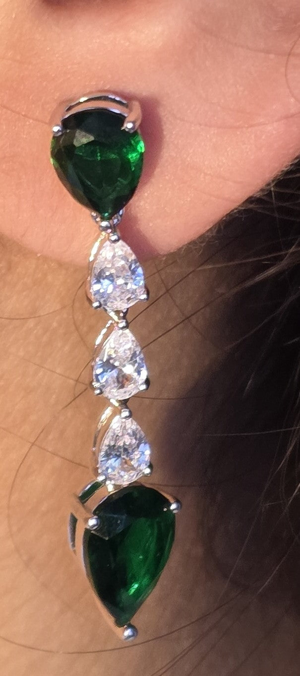 Emerald Drop Earrings