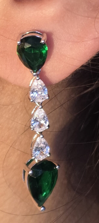 Emerald Drop Earrings