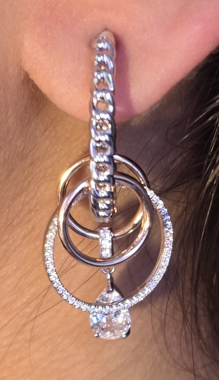 Charm Hoop Earrings