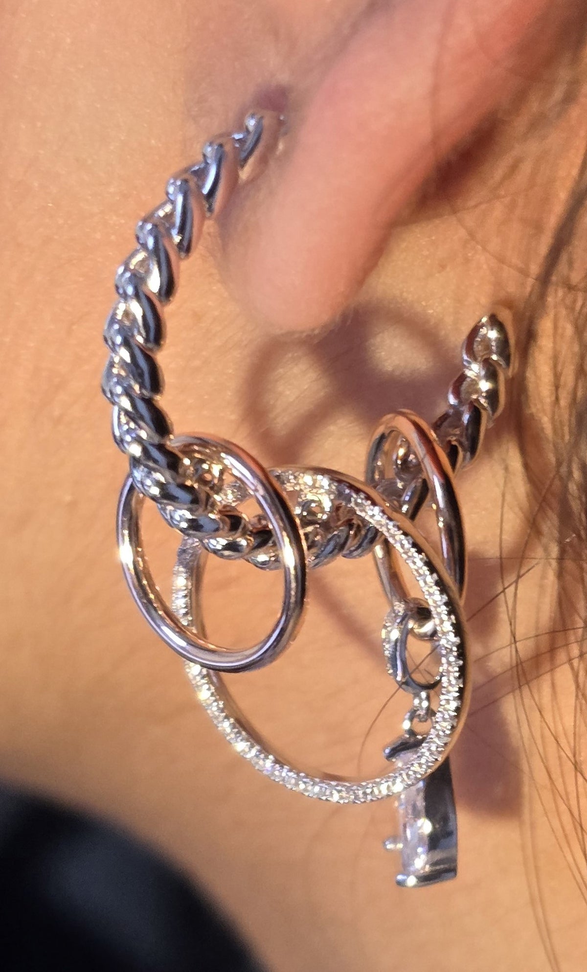 Charm Hoop Earrings