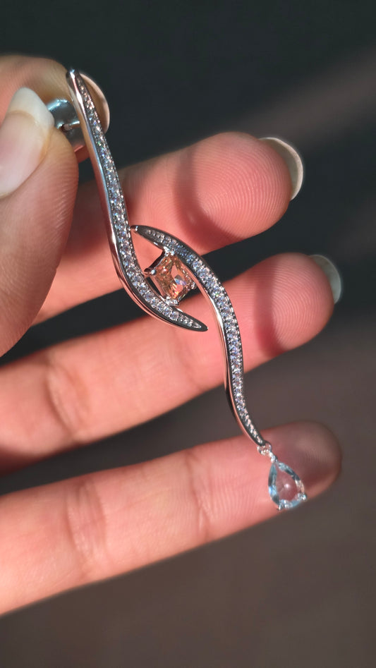 Wave Drop Earrings