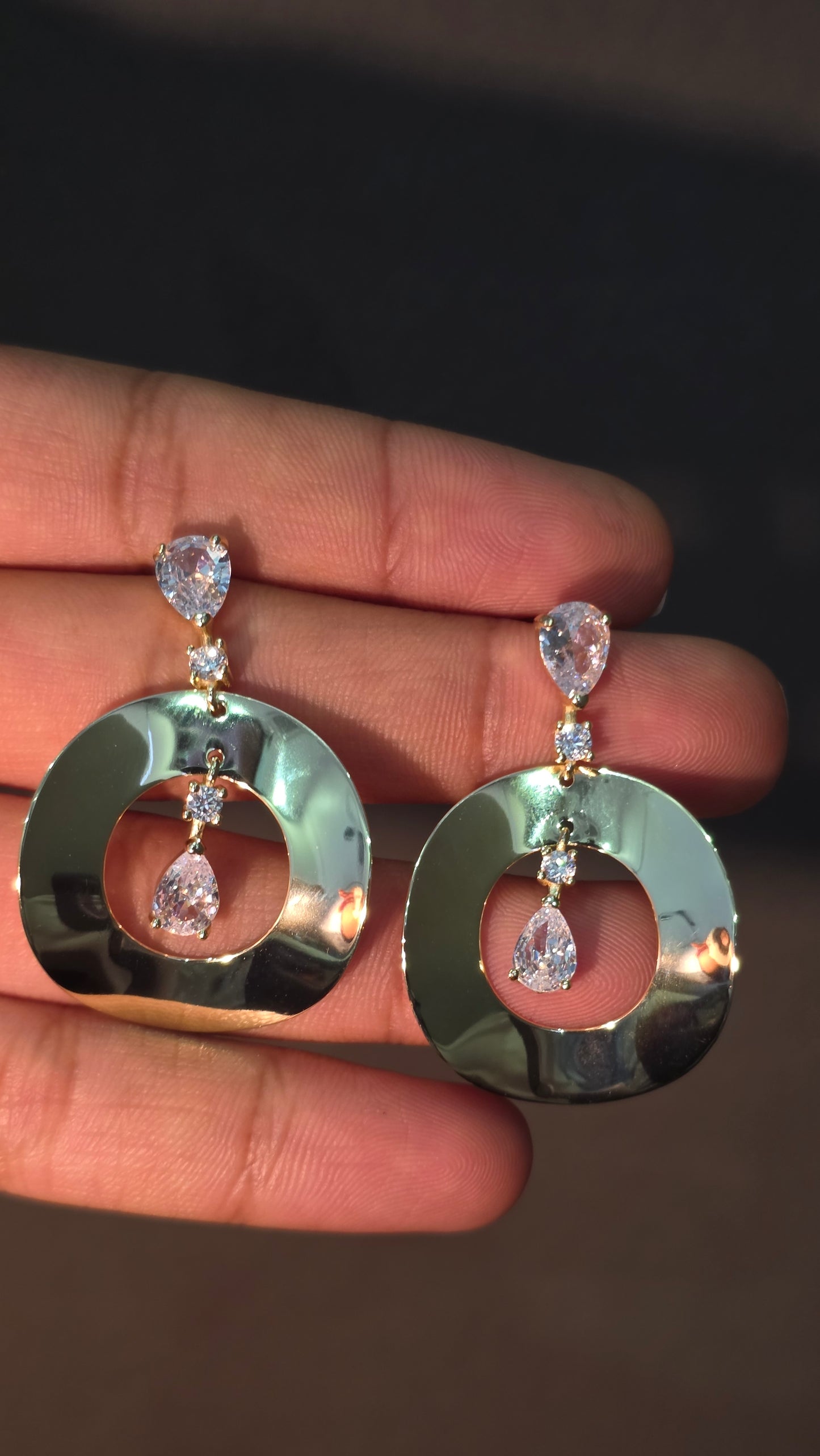 Golden Wave Earrings