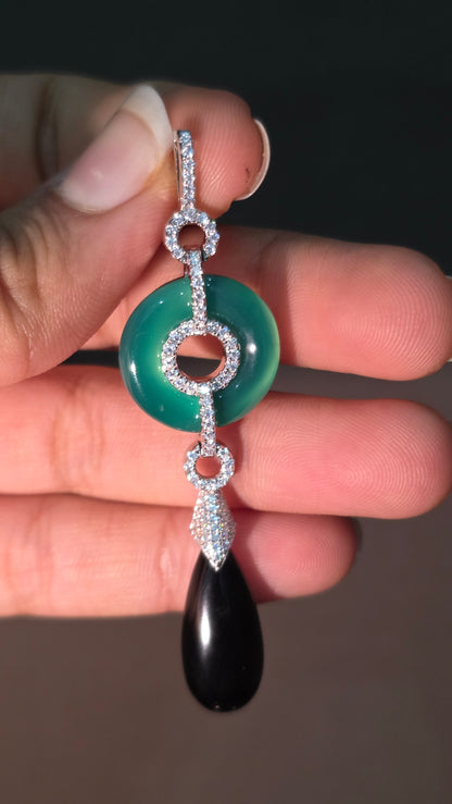 Jade Drop Earrings