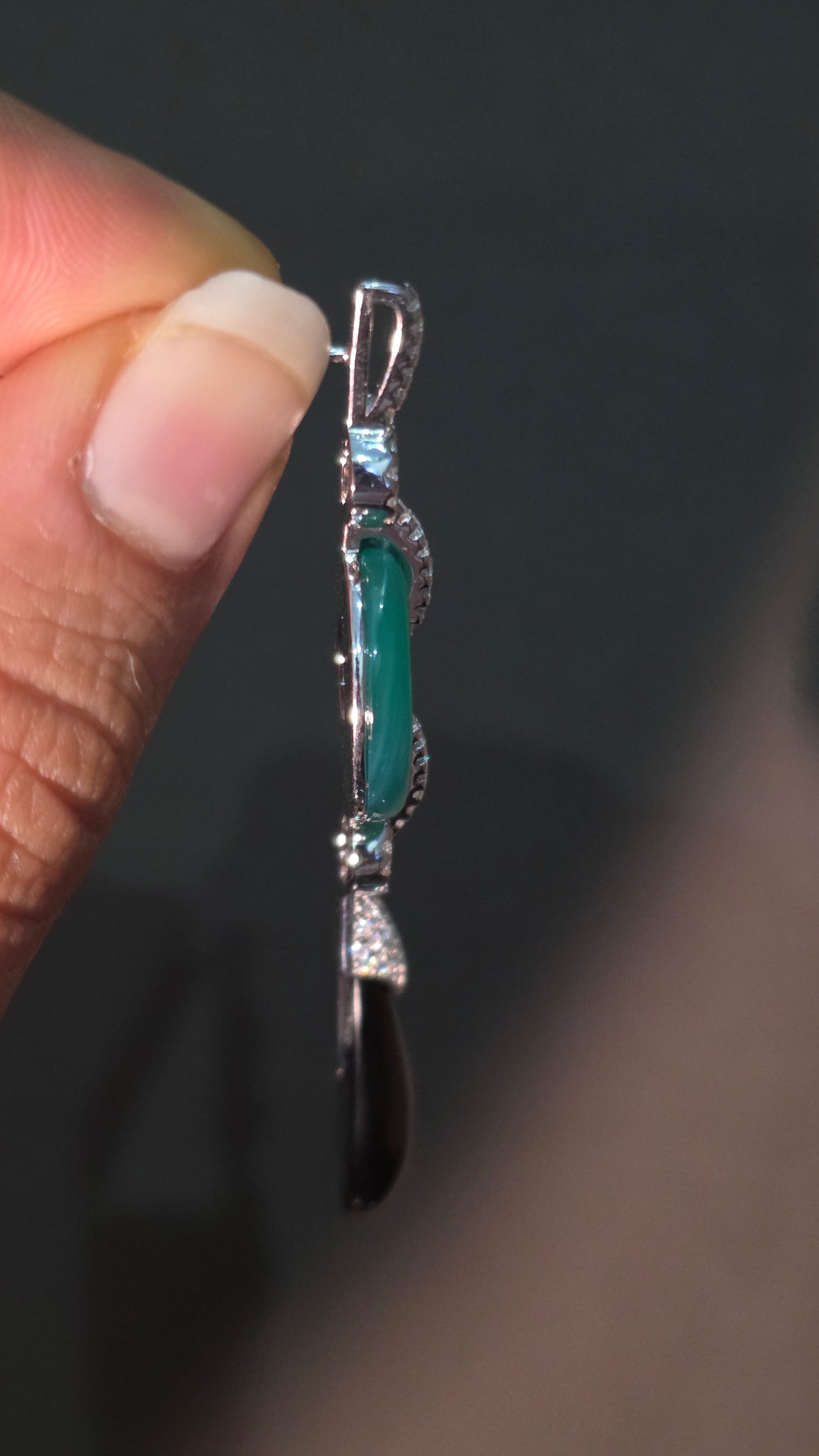 Jade Drop Earrings