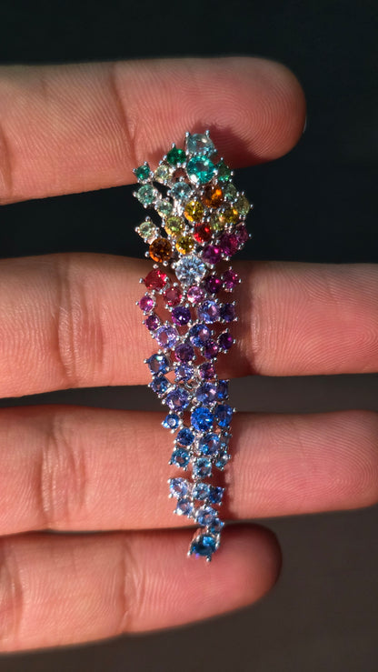 Rainbow Bloom Earrings