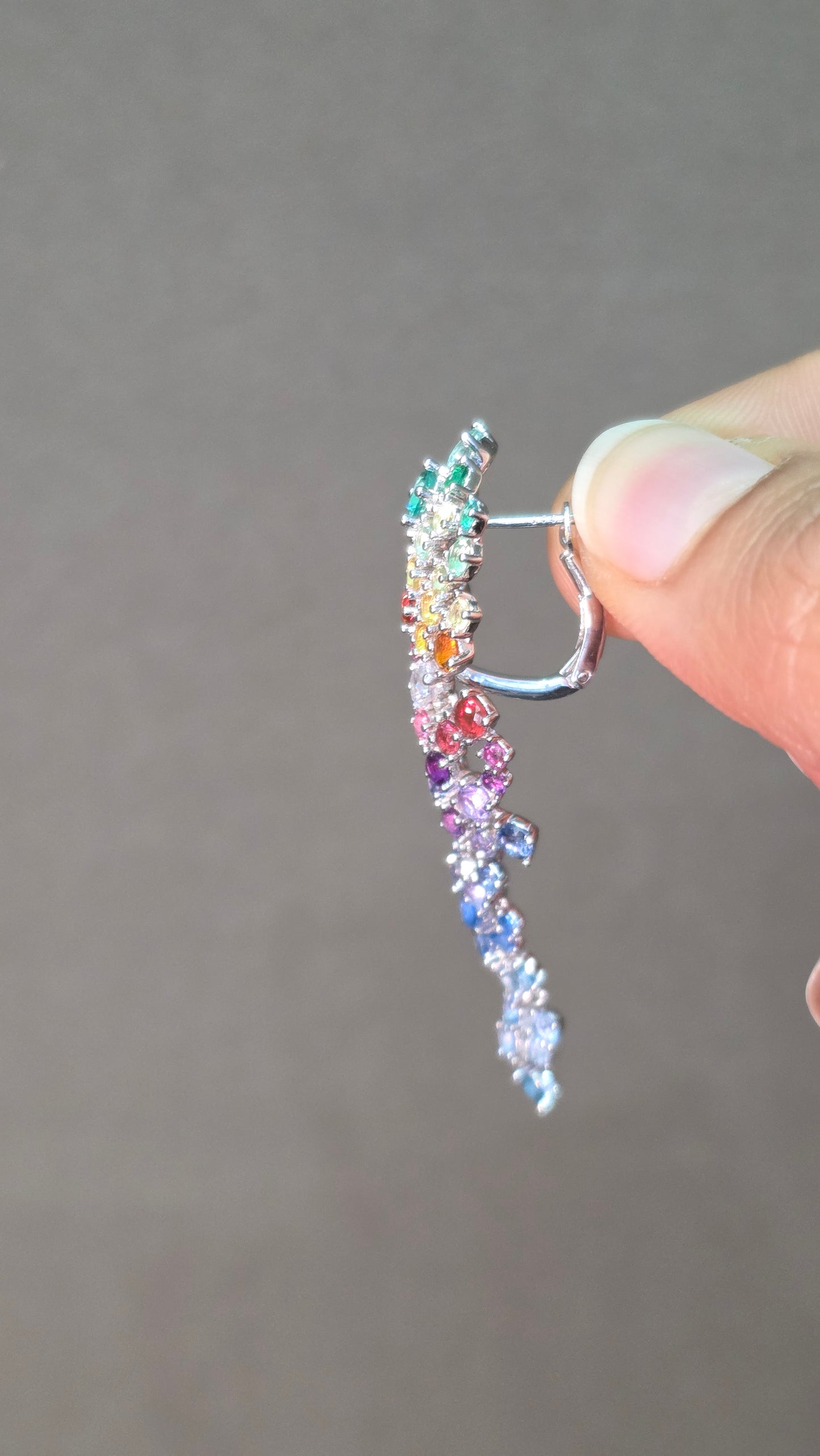 Rainbow Bloom Earrings