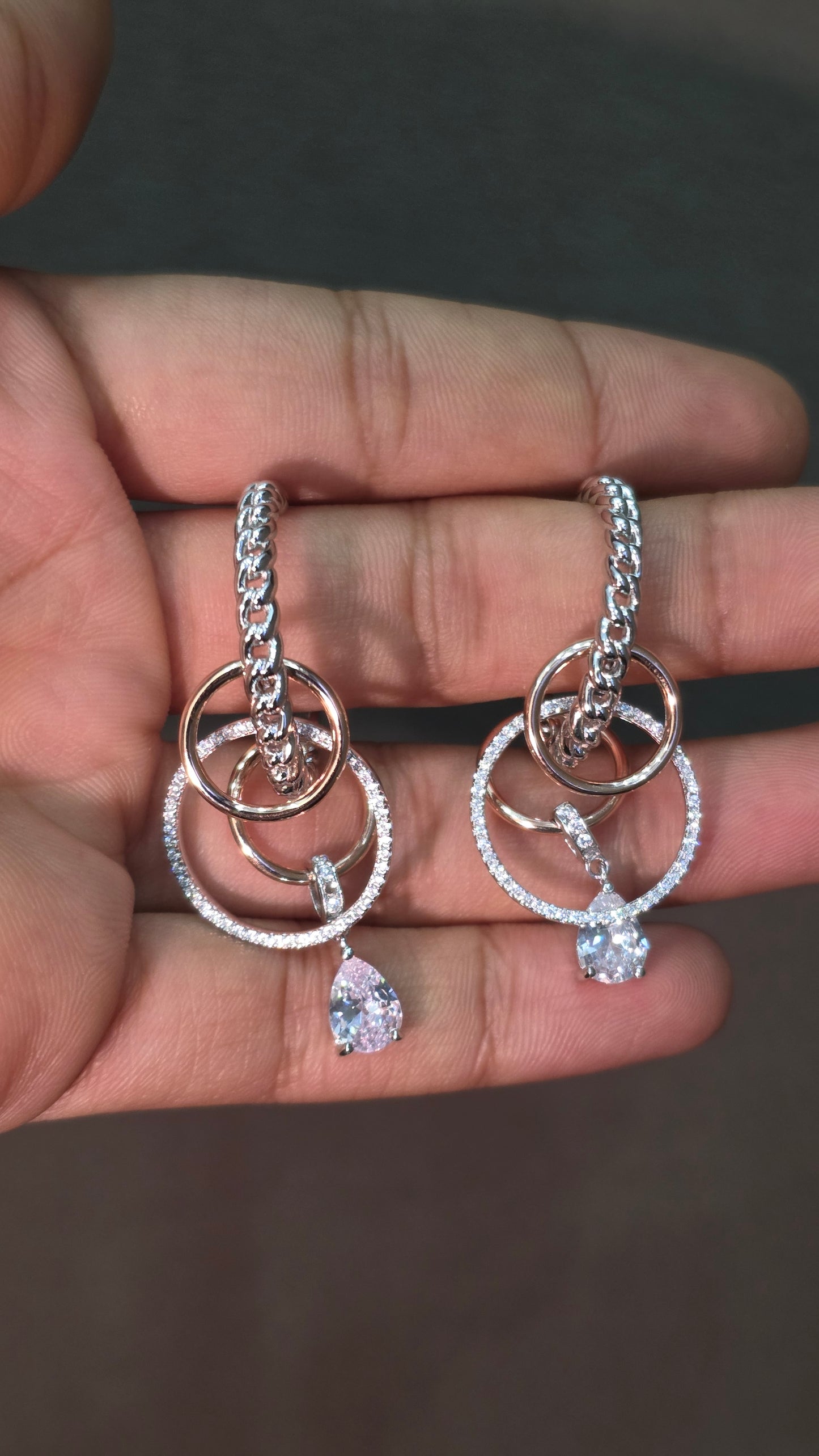 Charm Hoop Earrings