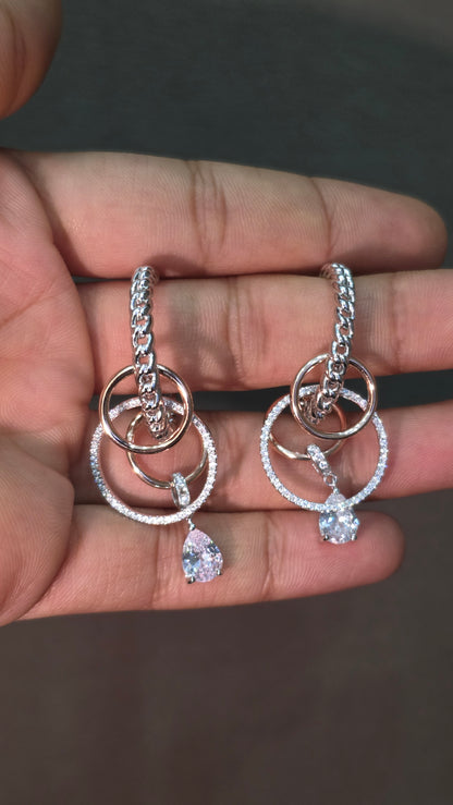 Charm Hoop Earrings