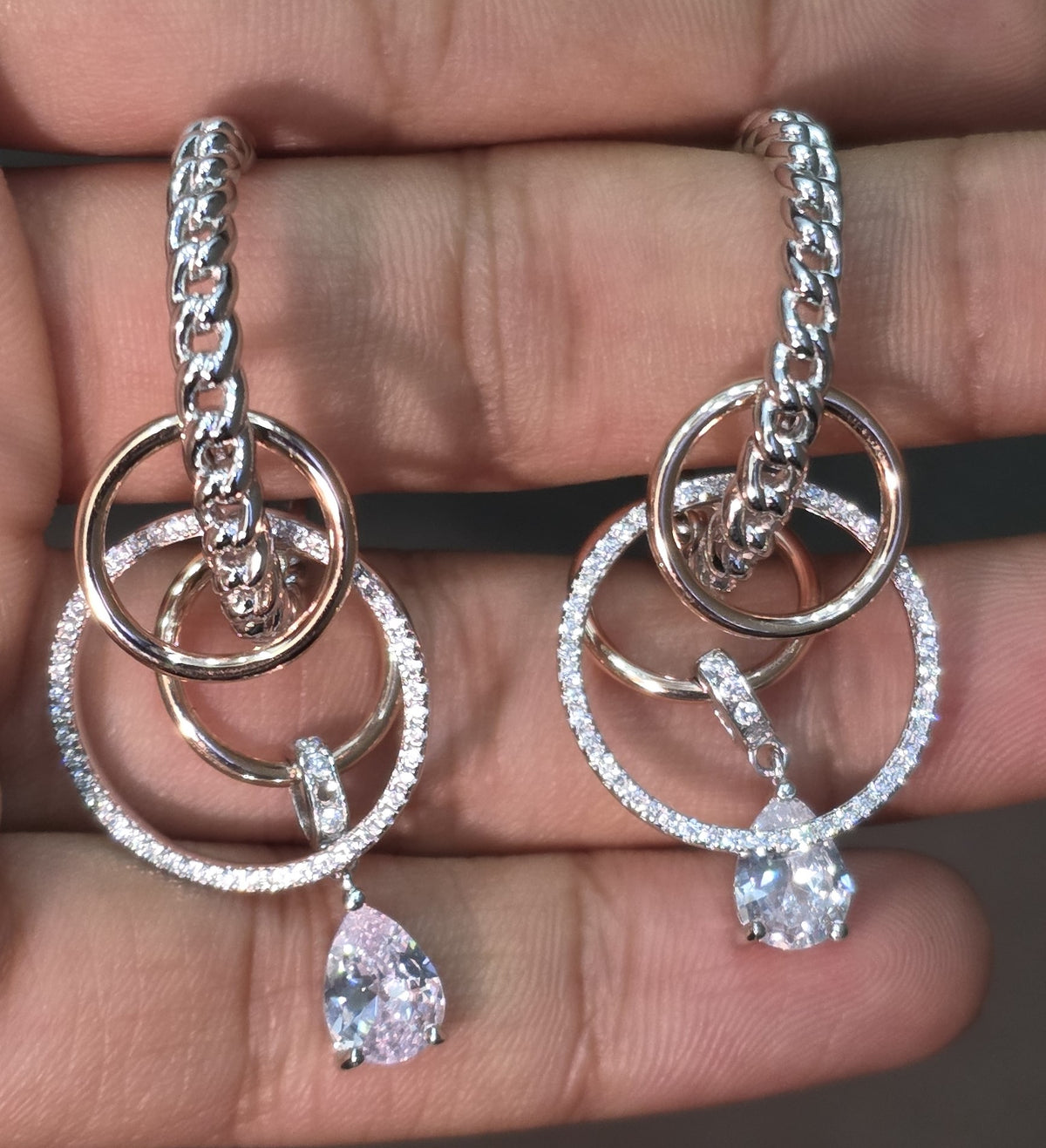 Charm Hoop Earrings
