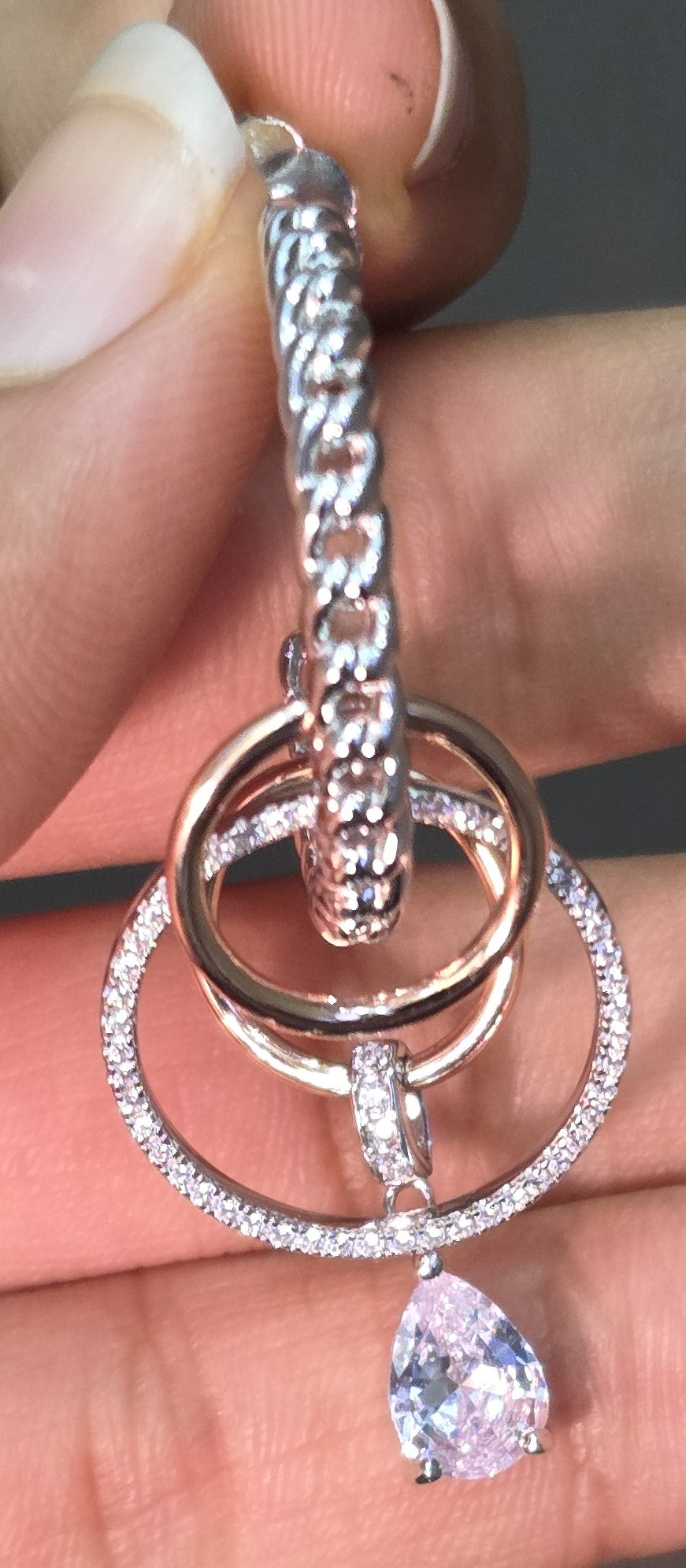 Charm Hoop Earrings