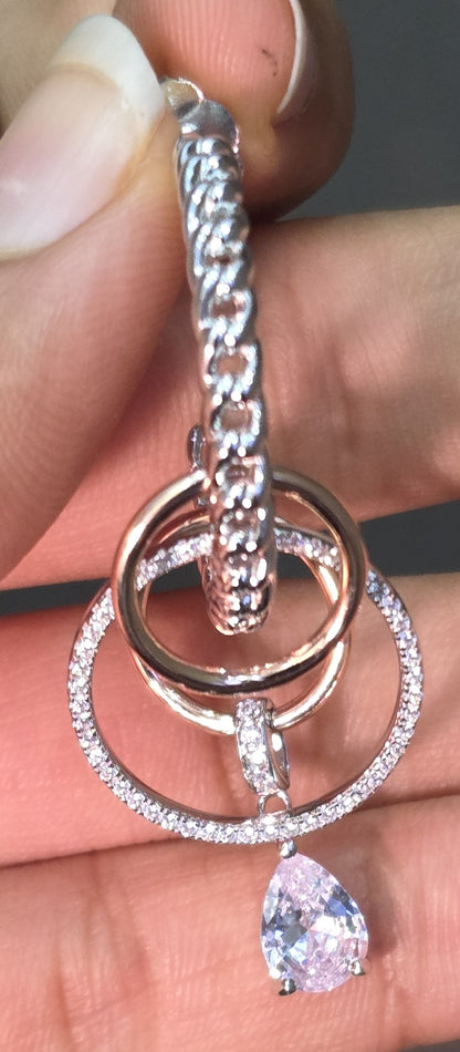 Charm Hoop Earrings