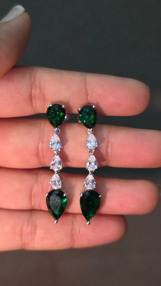 Emerald Drop Earrings