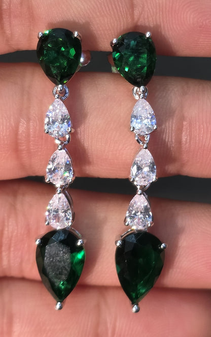 Emerald Drop Earrings