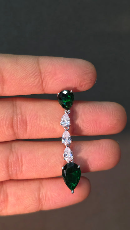 Emerald Drop Earrings