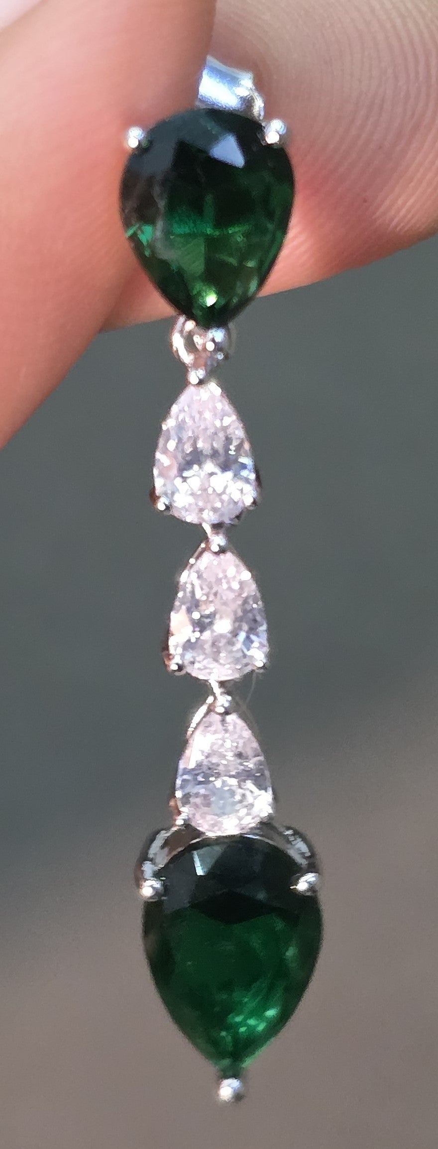 Emerald Drop Earrings