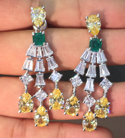 Citrine Chandelier Earrings