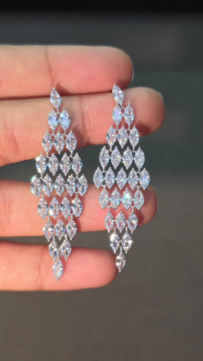 Marquise Shimmer Earrings