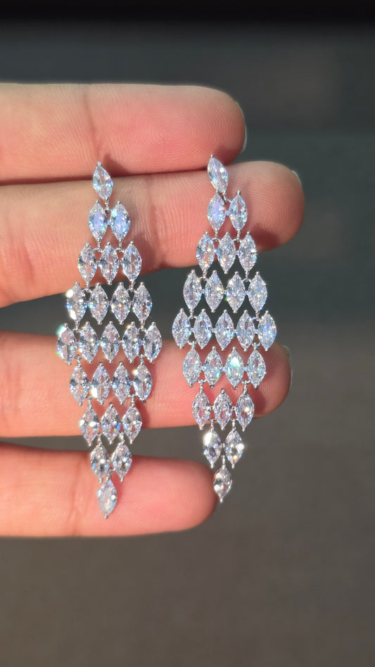 Marquise Shimmer Earrings