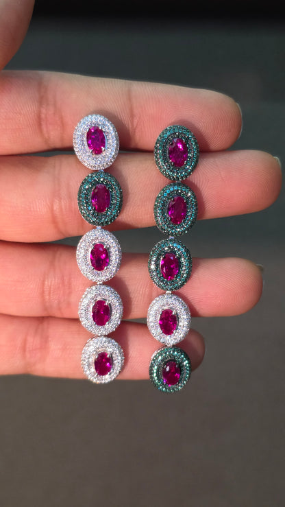 Lotus Strand Earrings