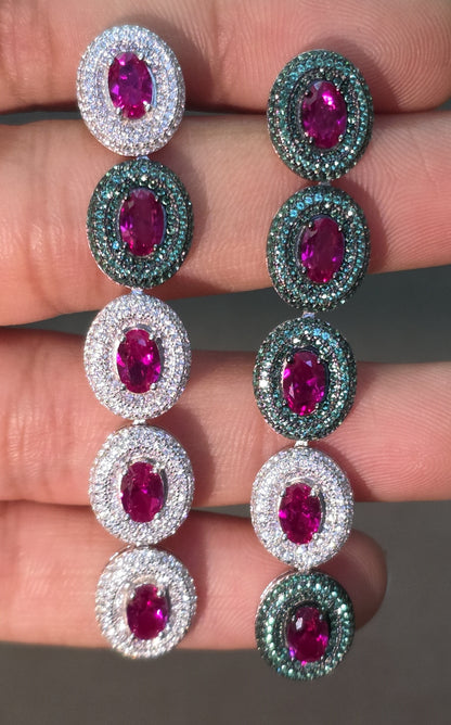 Lotus Strand Earrings