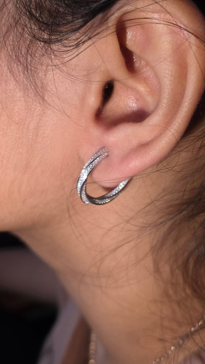 Twist Hoop Earrings