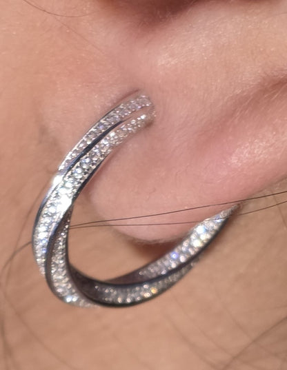 Twist Hoop Earrings