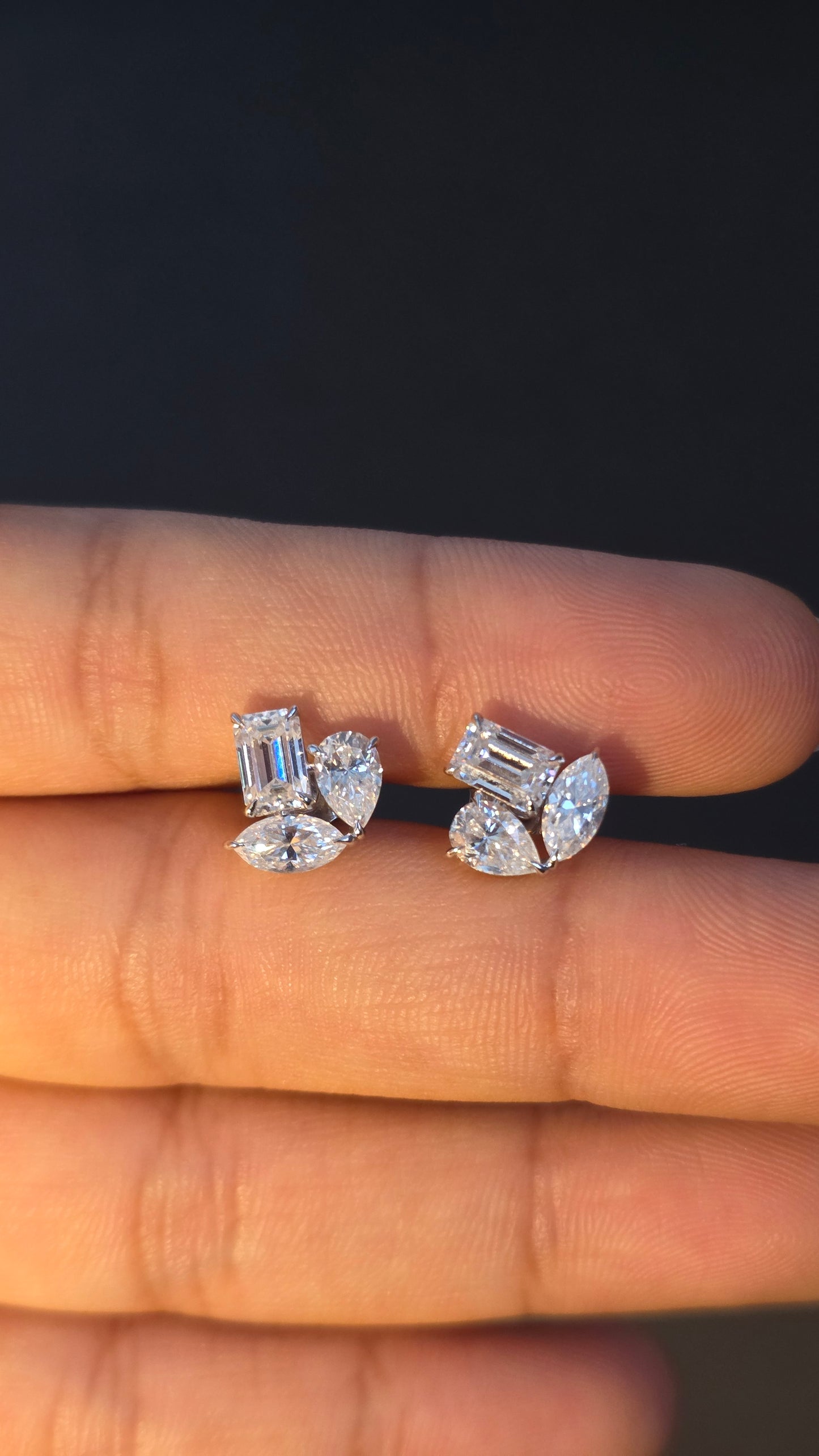Stella Trio Studs